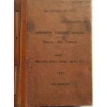 Air Ministry Armament Training Manual for the Royal Air Force 1 volume. 1927 Edition containing 12