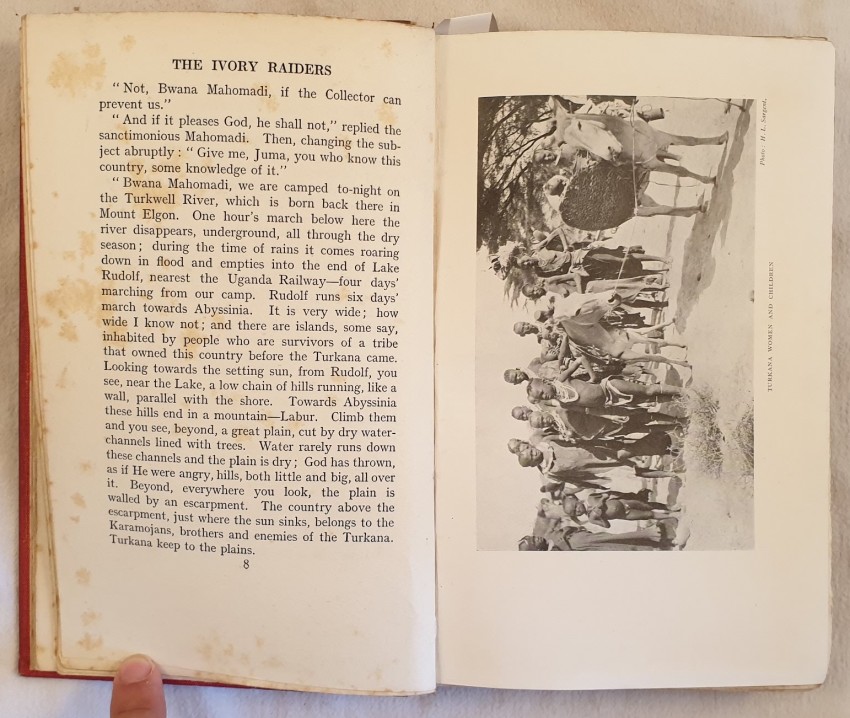 Major H Rayne The ivory raiders First edition of 1923 of this book about the northwest frontier of - Image 2 of 4