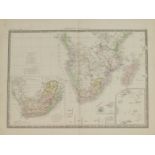 Brue, Adrien Hubert (1786-1832) AFRIQUE MERIDIONALE Very beautiful map of South Africa, coloured