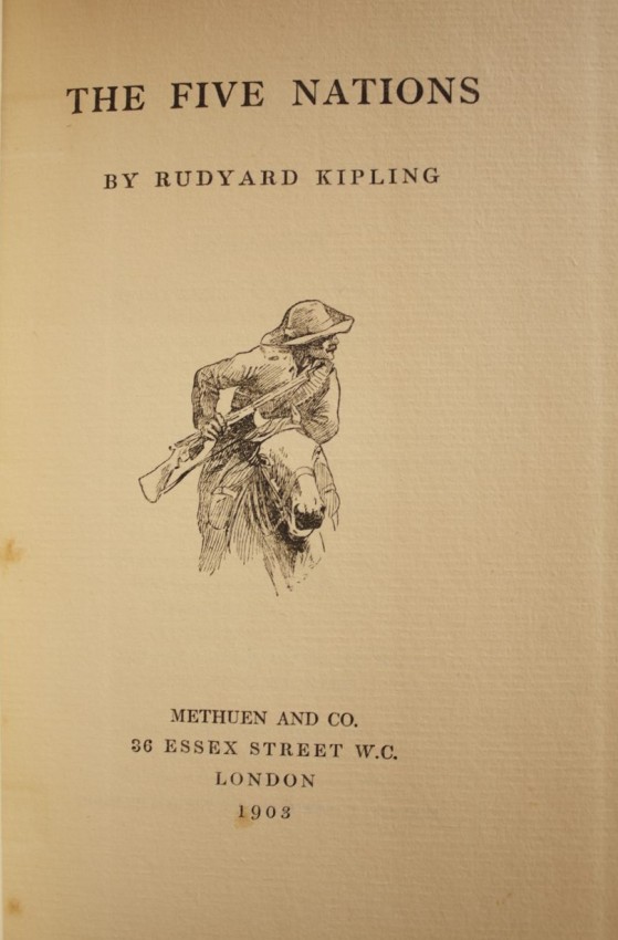 Rudyard Kipling Barrack-Room Ballads (1892) & The Five Nations (1903) - 2 x first editions of - Image 4 of 4