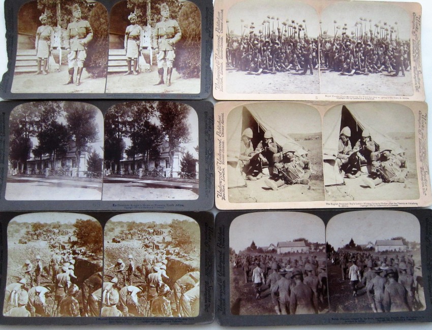 Anglo-Boer War Stereographs. An assorted collection of 89 Stereographs of the second Anglo-Boer War. - Image 3 of 4