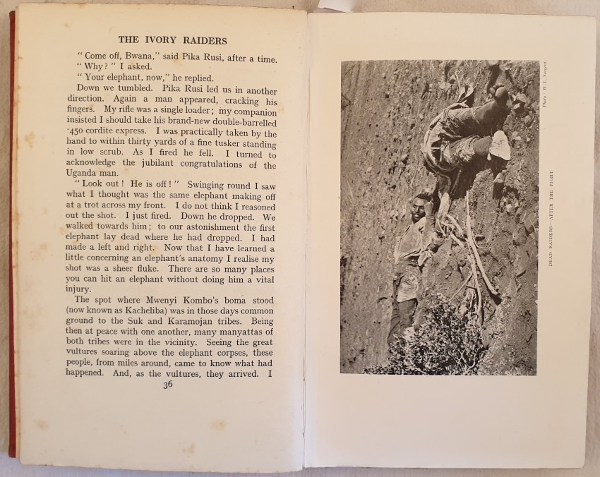 Major H Rayne The ivory raiders First edition of 1923 of this book about the northwest frontier of - Image 3 of 4