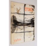 Michel Tapie et. al. ANTONI TAPIES - DERRIERE LE MIROIR NO. 168. DE-LUXE LIMITED SIGNED EDITION