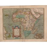 Abraham Ortelius Africae tabula nova This is a beautiful example of a landmark map of Africa that
