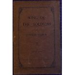 Hardy (Thomas) SONG OF THE SOLDIERS 8 unnumbered pages, single-thread bound into original brown