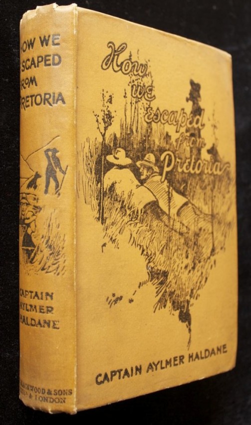 Captain Aylmer Haldane How We Escaped From Pretoria (1901) xii + 231pp + fold-out map at rear. - Image 2 of 4