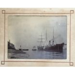 U.S. VIRGIN ISLANDS - Cable Ship FARADAY - Carl Ludwig Henrik "Henry" LOEFFLER Photograph album