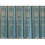 Cory, G.E The Rise of South Africa in six volumes. (Facsimile Reprint) Green leather boards with