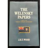 WOOD, J.R.T. THE WELENSKY PAPERS (SIGNED AND INSCRIBED) First Edition, Hardcover quarto, bound in