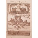 Mallet Allain Manesson (1630-1706) CAP DE BONE ESPERANCE View of Cape of Good Hope of 1719 by Allain
