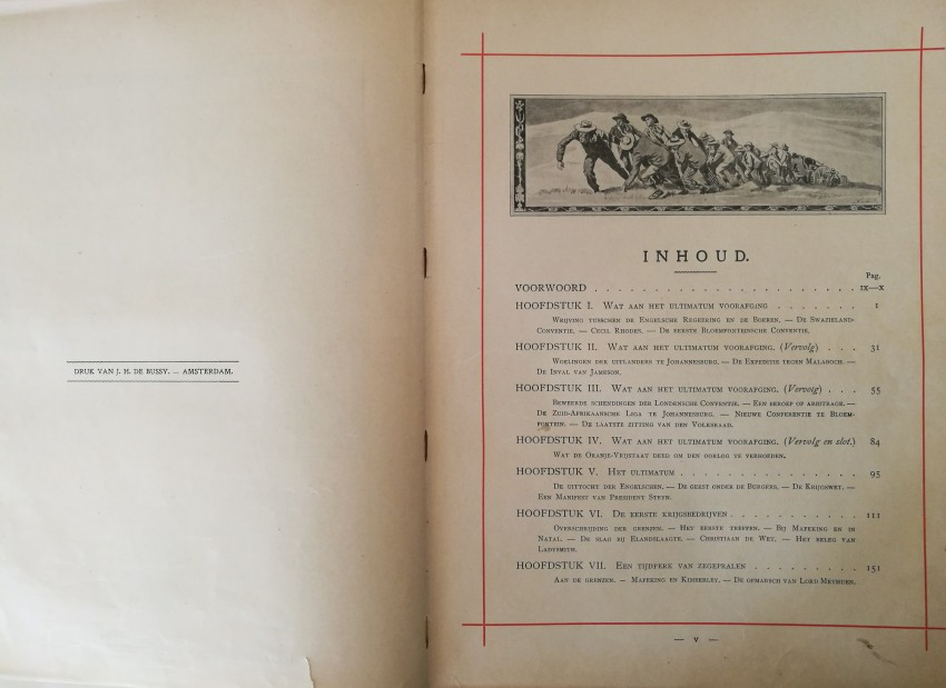 Andriessen, W F Gedenkboek van den Oorlog in Zuid-Afrika (1904) Tan cloth-boards, gilt and black - Image 4 of 4
