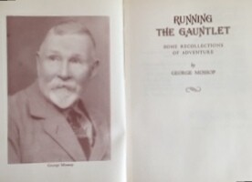 Mossop, George Running the Gauntlet. Some Recollections of Adventure (1990) Laminated two-colour - Image 2 of 4