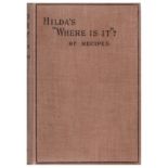 Duckitt (Hildagonda J.) HILDA'S "WHERE IS IT?" OF RECIPES also Directions for Polishing Furniture,