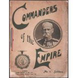 Souvenir COMMANDERS OF THE EMPIRE. unpaginated - 3 pages of letterpress, 12 black and white full