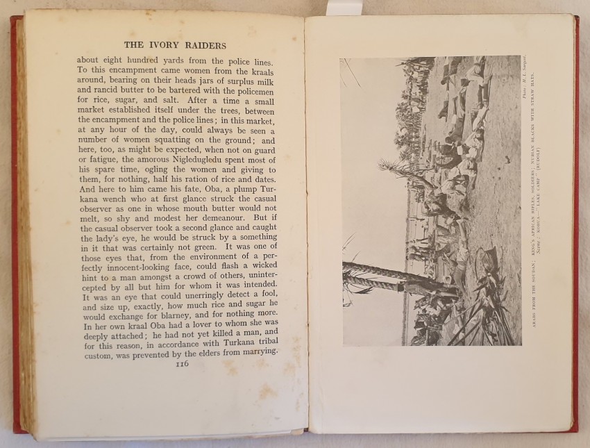 Major H Rayne The ivory raiders First edition of 1923 of this book about the northwest frontier of - Image 4 of 4