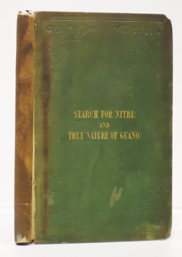 Eden (T.E.) SEARCH FOR NITRE First edition: 133 pages, blind stamped green cloth titled gilt on