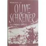 Gregg, Lyndall (Dot Schreiner) Memories of Olive Schreiner Hardback with unclipped illustrated