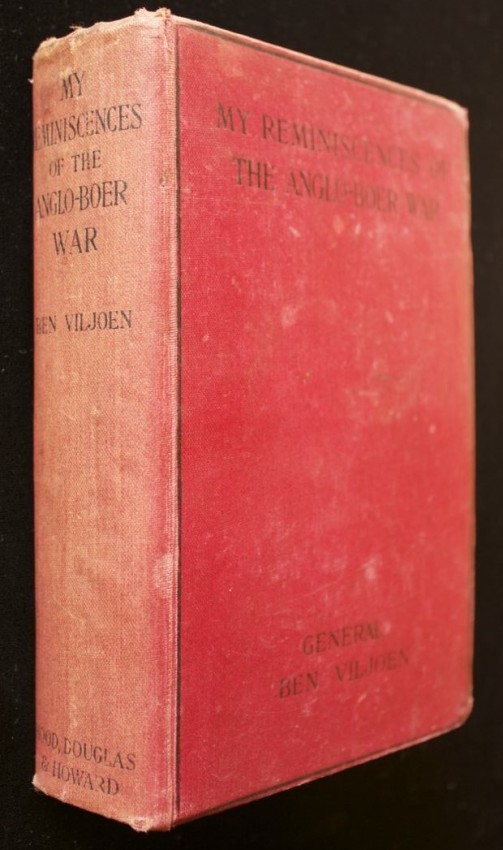 General Ben Viljoen My Reminiscences of the Anglo-Boer War (1902) Publisher's red cloth binding with - Image 2 of 4