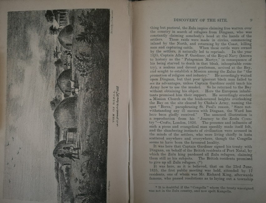 Russell, George The History of Old Durban. And Reminiscences of an Emigrant of 1850 [1899] The - Image 3 of 4