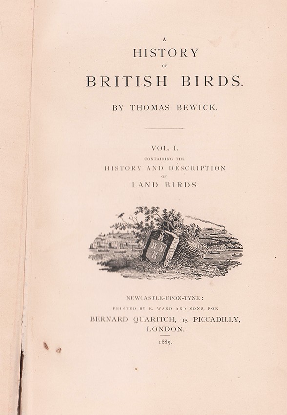 Bewick (Thomas) WORKS (Memorial Edition) 5 volumes. Title page vignettes, numerous black and white - Image 3 of 3