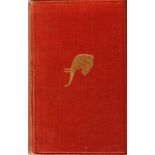 Denis D. Lyell The African Elephant and its Hunters Red cloth boards with gilt decoration on front