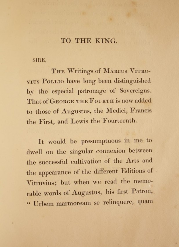 Joseph Gwilt (translator) The Architecture of Marcus Vitruvius Pollio - 1st. ed. 1826 First - Image 4 of 4