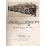 Bufton, John Tasmanians in the Transvaal War 4to; original charcoal cloth, lettered in gilt on upper