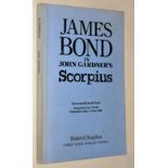 John Gardner JAMES BOND IN JOHN GARDNER'S SCORPIUS - UNCORRECTED PROOF COPYThe rather uncommon