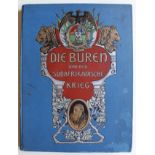 Joseph Kurschner Die Buren und der S?¬dafrikanische Krieg.4to; original blue cloth, lettered in gilt
