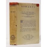 Rattray (Capt. R.S.) ASHANTI.First edition: 348 pages, frontispiece, folding genealogical table at