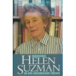 Suzman, Helen (Signed) IN NO UNCERTAIN TERMS:x, 310 pages, [16] pages of plates: illustrations (