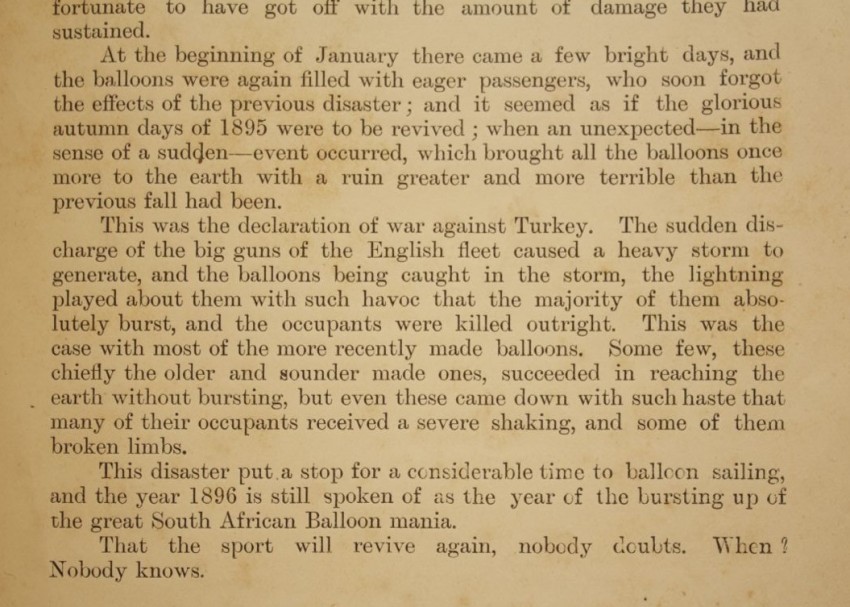 An Observer South African Balloons - A Skit on the Boom (Very early Johannesburg printing, 1895) - Image 4 of 4