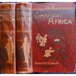 Stanley (Henry M.) IN DARKEST AFRICAXV + 529 pp. [Volume I] XV + 472 pp. + 2 pp publishers