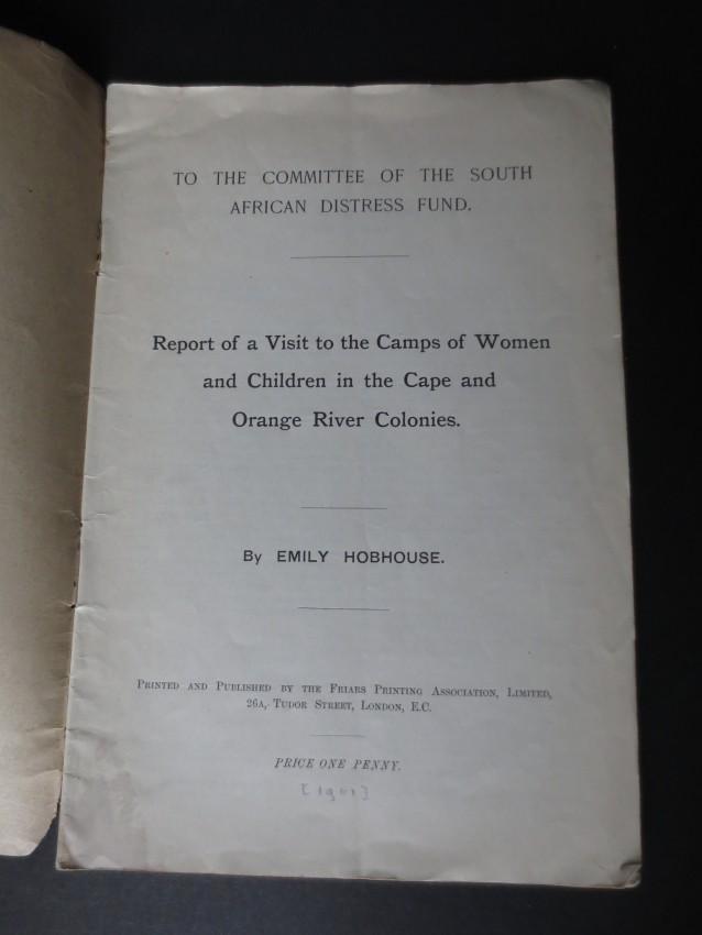 Emily Hobhouse Report of a Visit to the Camps of Women and Children in the Cape and Orange River - Image 2 of 4