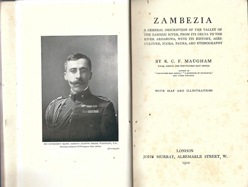 R C F Maugham ZambeziaJohn Murray, London Albemarle Street, W., 1914. Hardcover. Condition: Very - Image 3 of 4