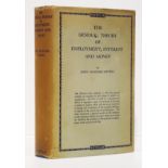 Keynes (John Maynard) THE GENERAL THEORY OF EMPLOYMENT, INTEREST AND MONEYFirst edition: xii, 403