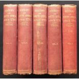 McCall Theal, George HISTORY OF SOUTH AFRICA SINCE SEPTEMBER 1795 (5 Volumes)First Edition, five