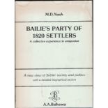 Nash, M.D. Bailie's Party of 1820 Settlers. A collective experience in emigrationSquarish 8vo;