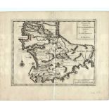 Peter Kolbe (Balthasar Lakeman) Caarte van de Kaap de Goede Hoop [Map of the Cape of Good Hope]