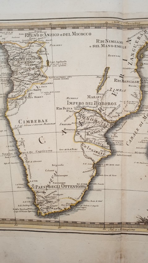 Cassini Giovanni Maria (1745-1824) Parte Meridionale dell'Africa che comprende la Bassa Guinea la - Image 4 of 4