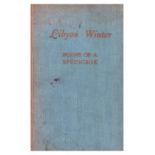 [Clothier(Norman)] LIBYAN WINTERFirst edition: 23 pages, blue cloth boards titled gilt on the