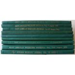 East African Wild Life Society East African Wildlife JournalIssued in green cloth, these are volumes