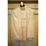 Oriental silk bed jacket