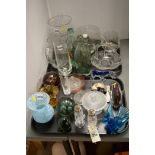 Glassware by Caithness and others