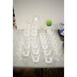 Stuart Crystal glassware and others