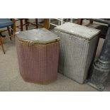 Two linen baskets