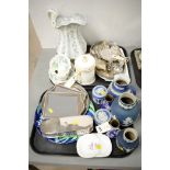 Silver plated items and ceramics