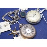 Pocket watches, chain and pendant