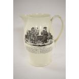 Late 18th Century Liverpool creamware jug