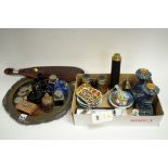 Ceramics, wooden and metal items